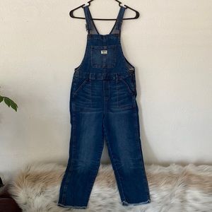 OshKosh B'gosh Blue Jean Bibs size 14